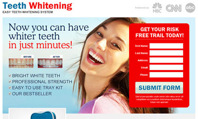 Landing Pages Designed