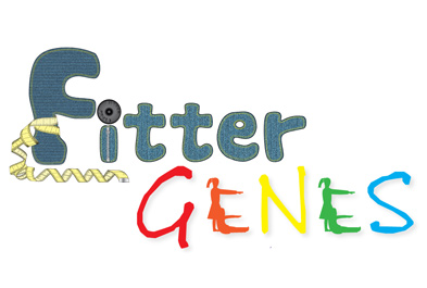fitter genes company logo design