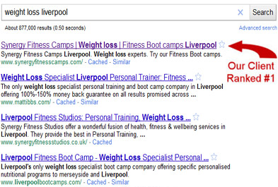 seo agency weight loss liverpool